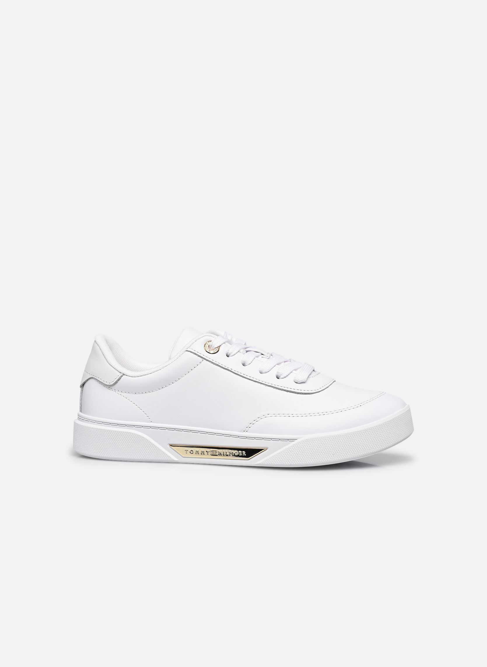 Niedrige Sneaker ESSENTIAL CHIC COURT WHT damen weiß Tommy Hilfiger Niedrige Sneaker ESSENTIAL CHIC COURT WHT damen weiß WHITE