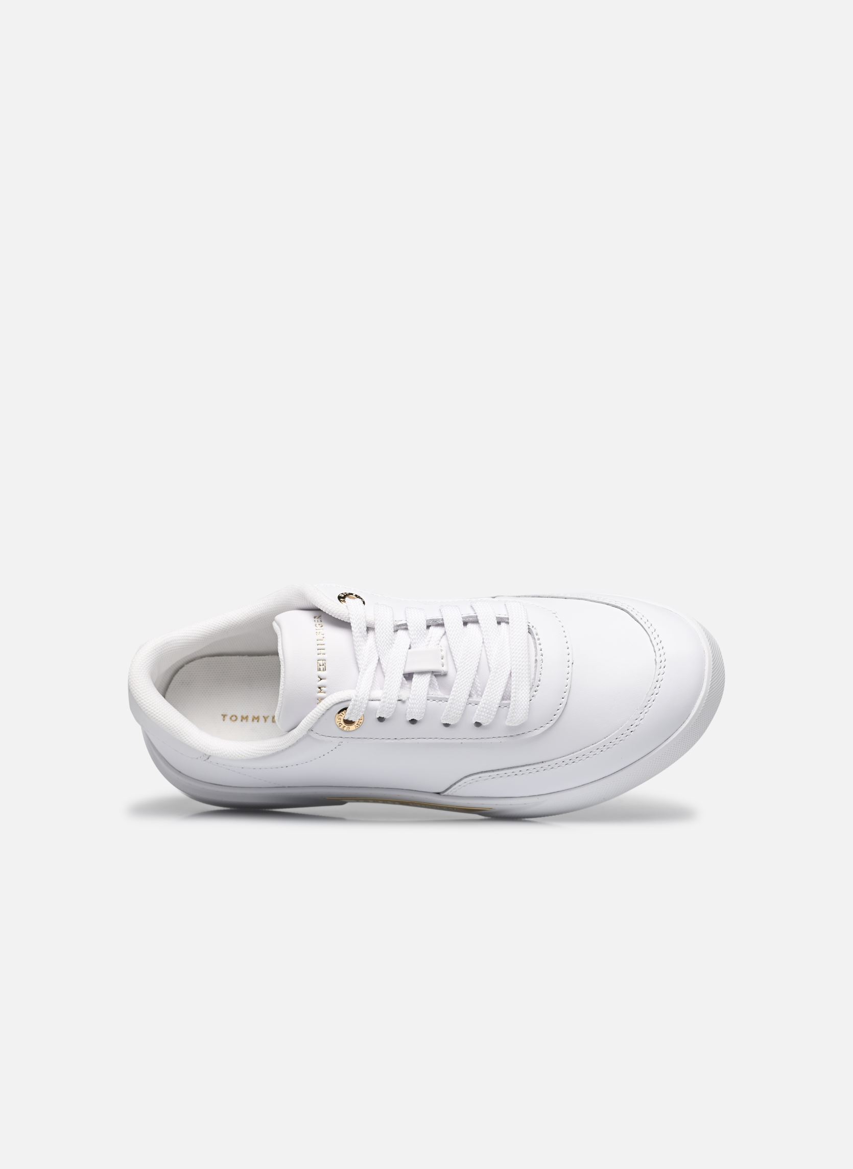 Niedrige Sneaker ESSENTIAL CHIC COURT WHT damen weiß Tommy Hilfiger Niedrige Sneaker ESSENTIAL CHIC COURT WHT damen weiß WHITE