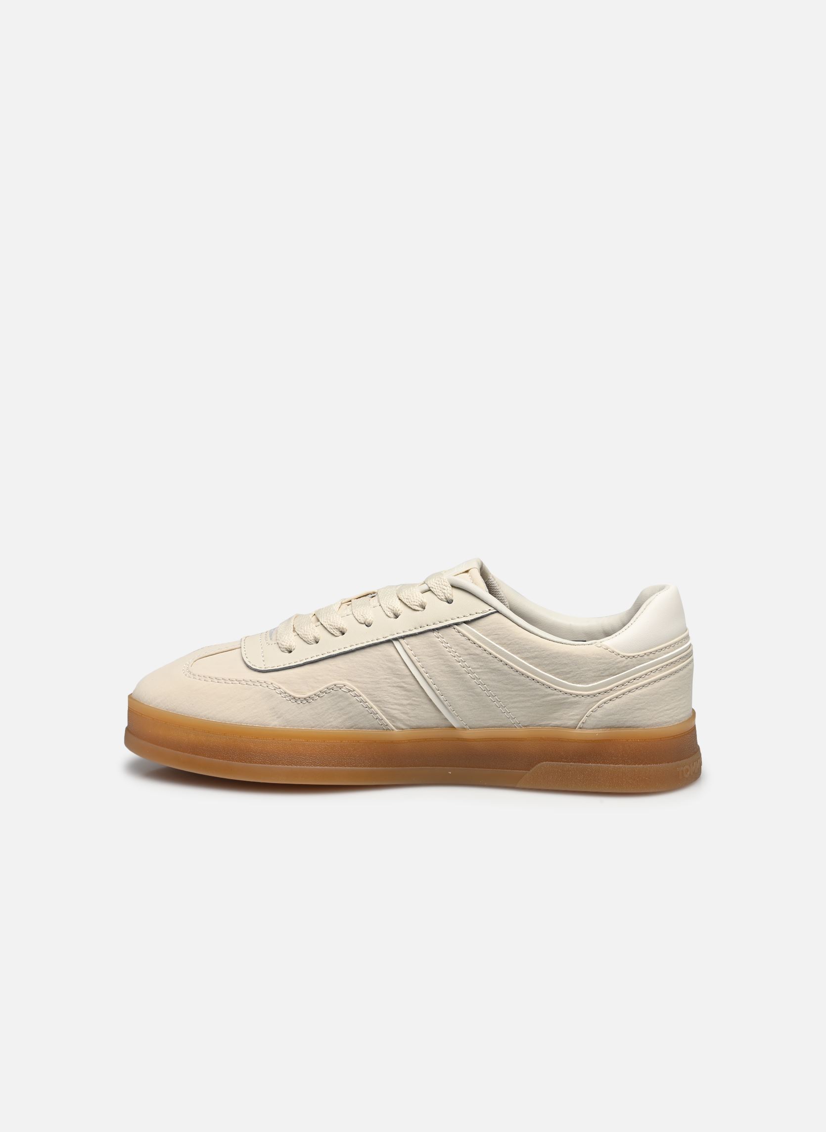 Baskets THE GREENWICH TEXTIL femme beige Tommy Hilfiger Baskets THE GREENWICH TEXTIL femme beige BEIGE