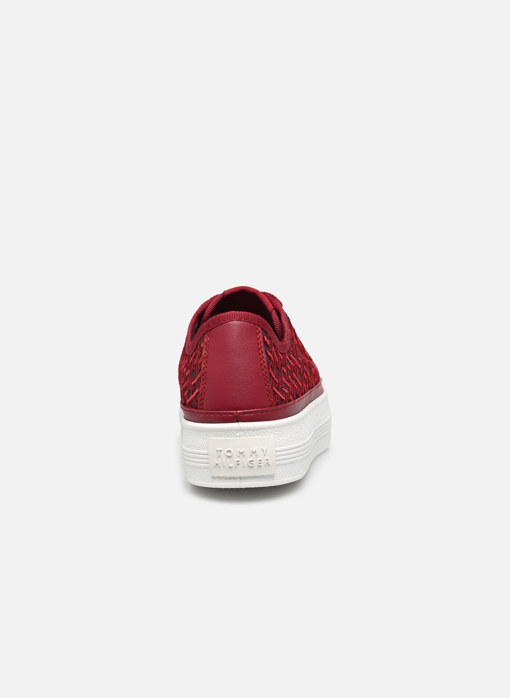 Zapatillas VULC EMBROIDERED SNE mujer rojo Tommy Hilfiger Zapatillas VULC EMBROIDERED SNE mujer rojo RED