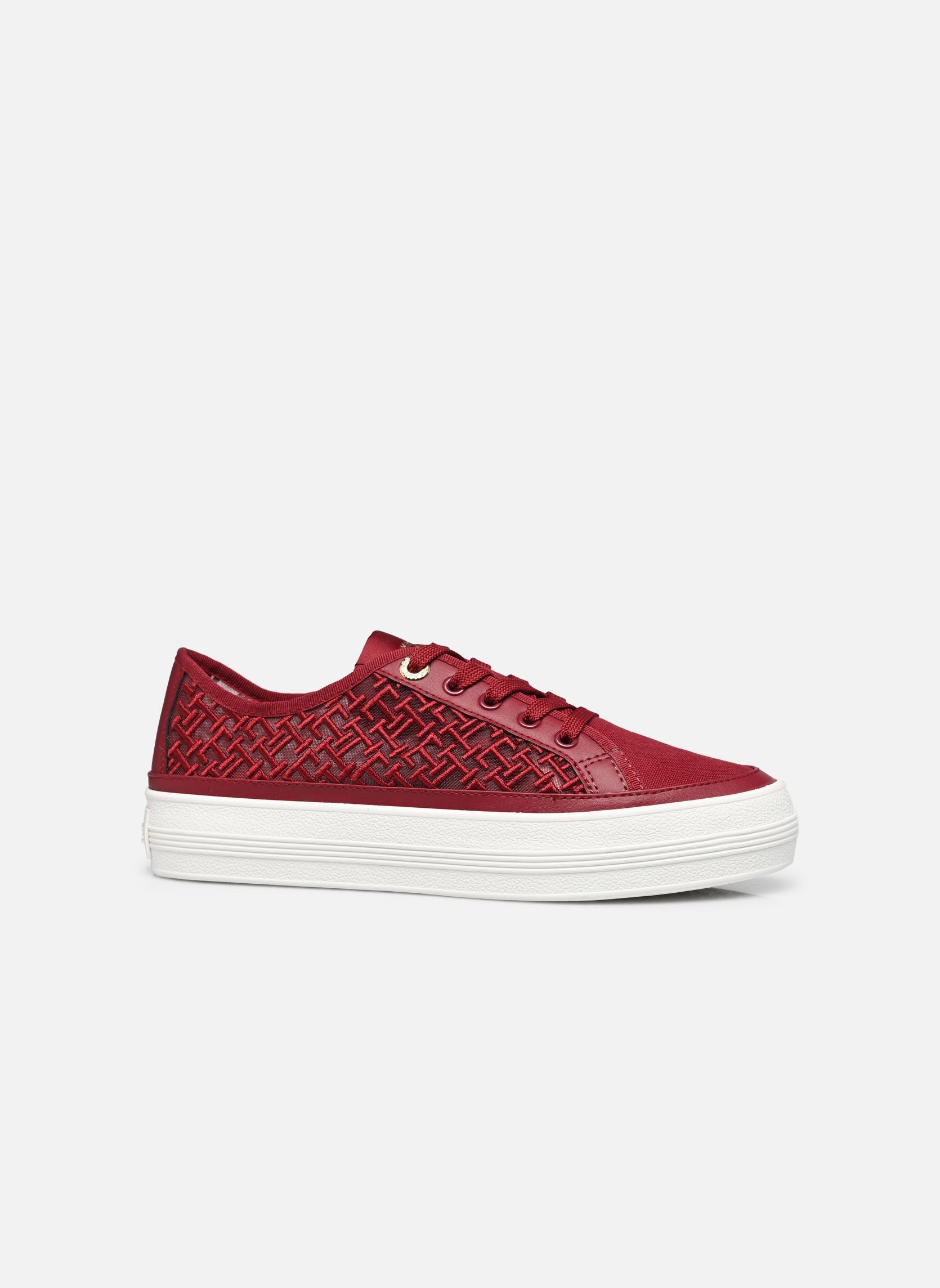 Zapatillas VULC EMBROIDERED SNE mujer rojo Tommy Hilfiger Zapatillas VULC EMBROIDERED SNE mujer rojo RED
