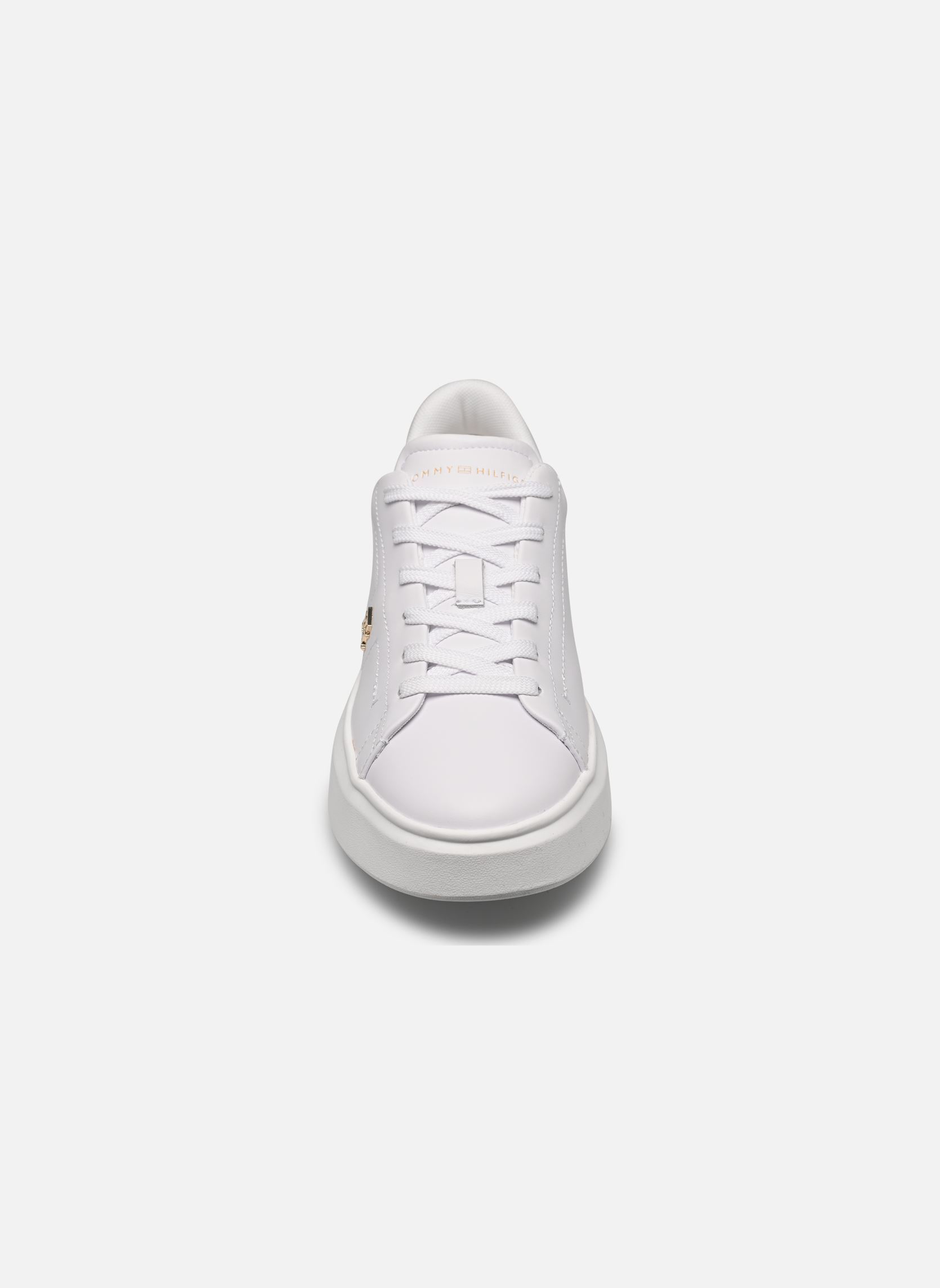 Niedrige Sneaker TH FASHION COURT SNE damen weiß Tommy Hilfiger Niedrige Sneaker TH FASHION COURT SNE damen weiß WHITE