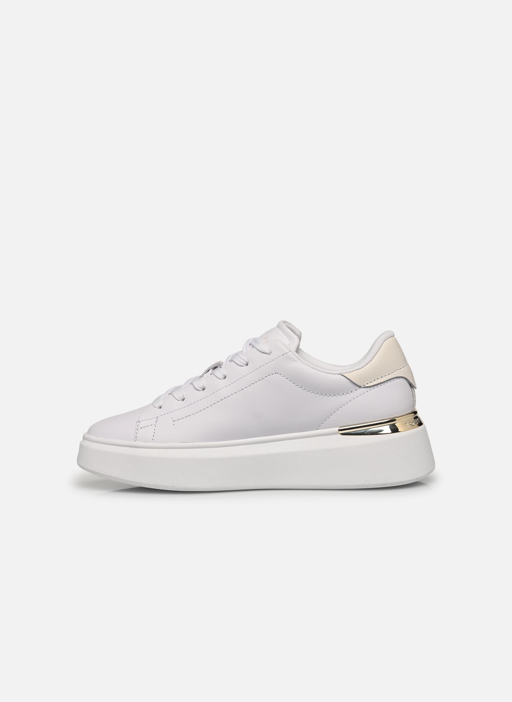 Niedrige Sneaker TH FASHION COURT SNE damen weiß Tommy Hilfiger Niedrige Sneaker TH FASHION COURT SNE damen weiß WHITE