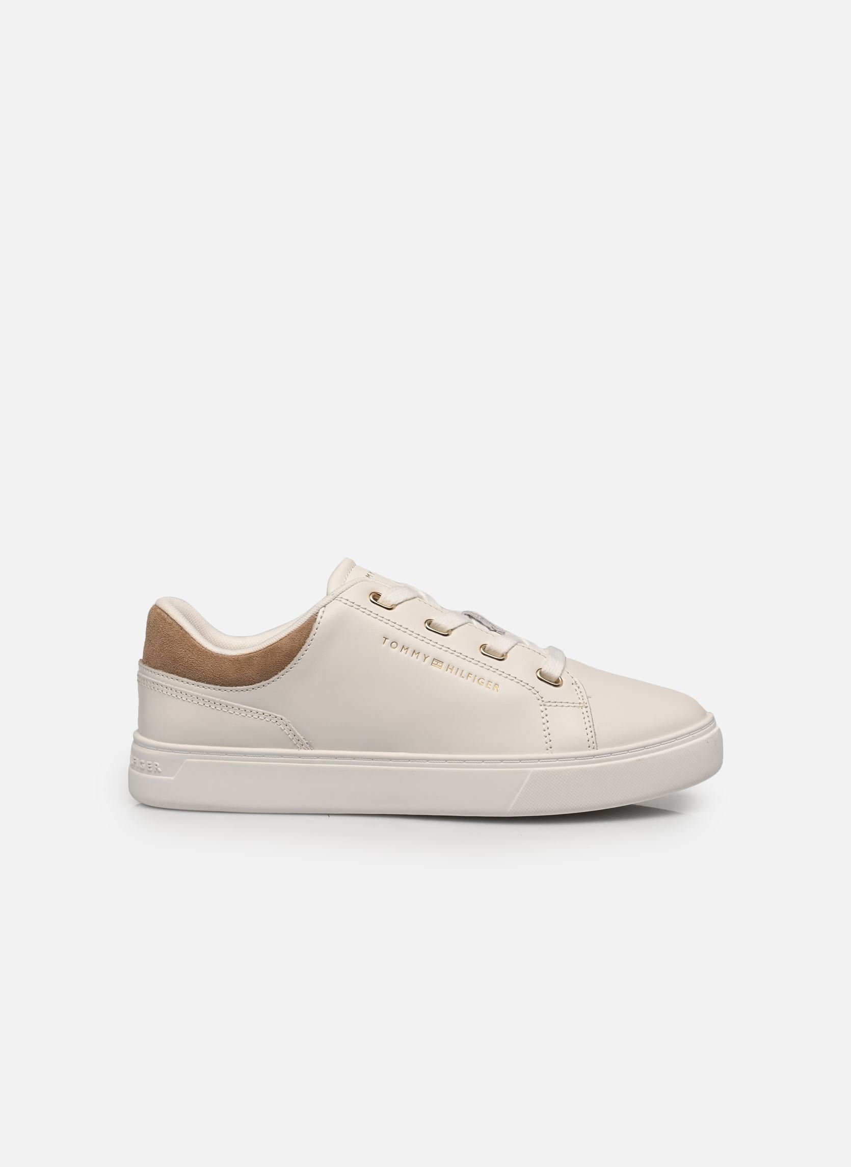 Baskets CASUAL CUPSOLE SNEAK femme blanc Tommy Hilfiger Baskets CASUAL CUPSOLE SNEAK femme blanc WHITE/WHITE