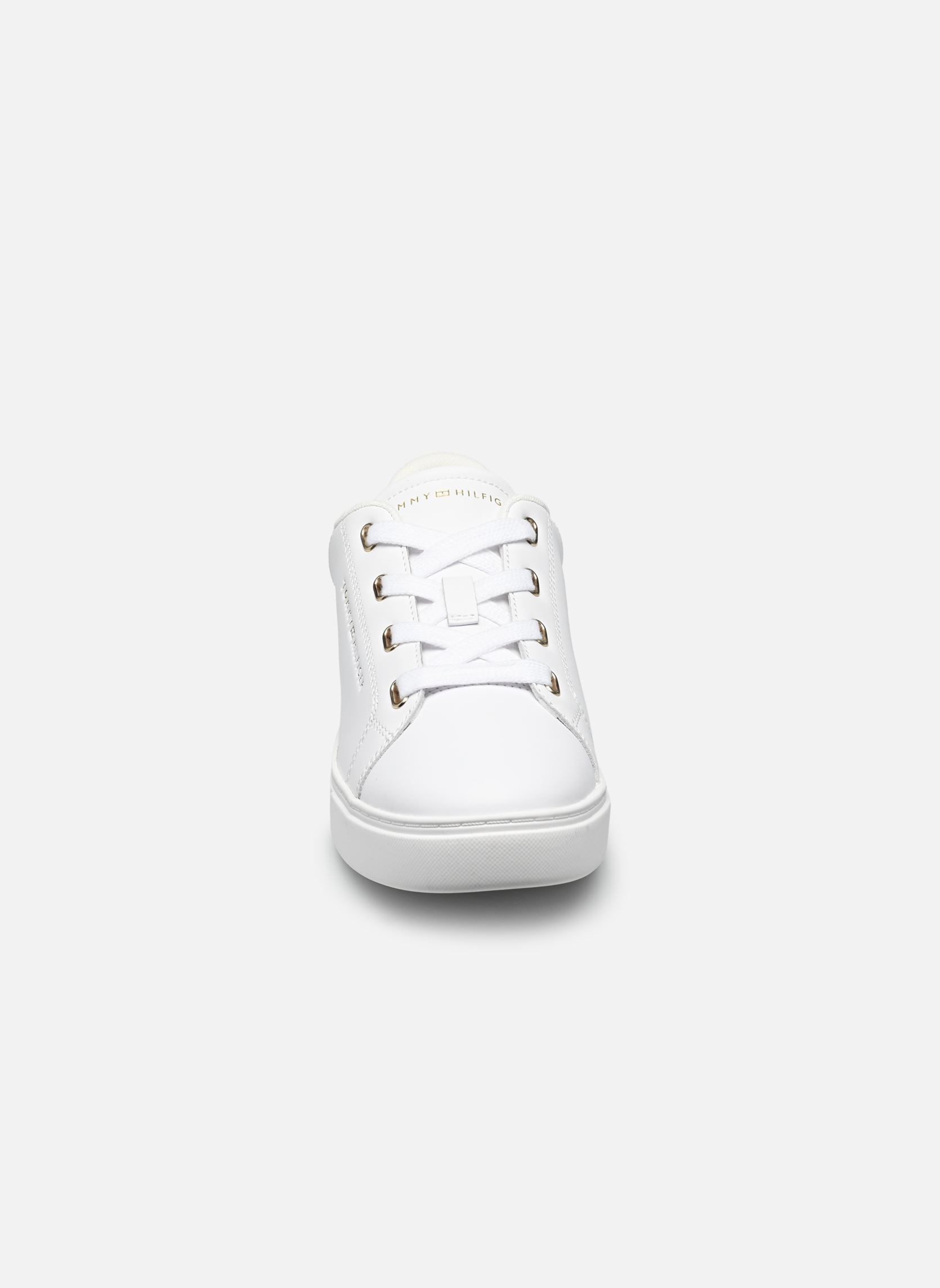 Sneakers CASUAL CUPSOLE SNEAK dames wit Tommy Hilfiger Sneakers CASUAL CUPSOLE SNEAK dames wit YBR WHITE / EARTH SAGE