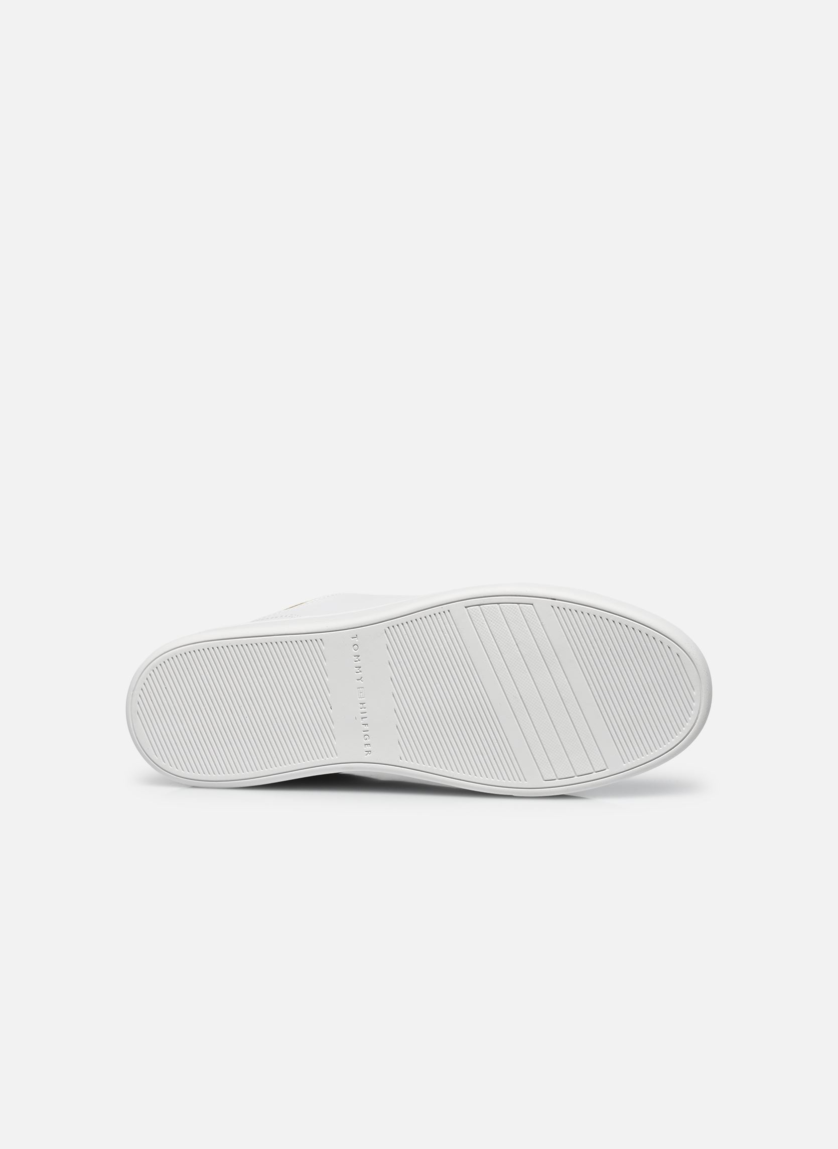 Sneakers CASUAL CUPSOLE SNEAK dames wit Tommy Hilfiger Sneakers CASUAL CUPSOLE SNEAK dames wit YBR WHITE / EARTH SAGE