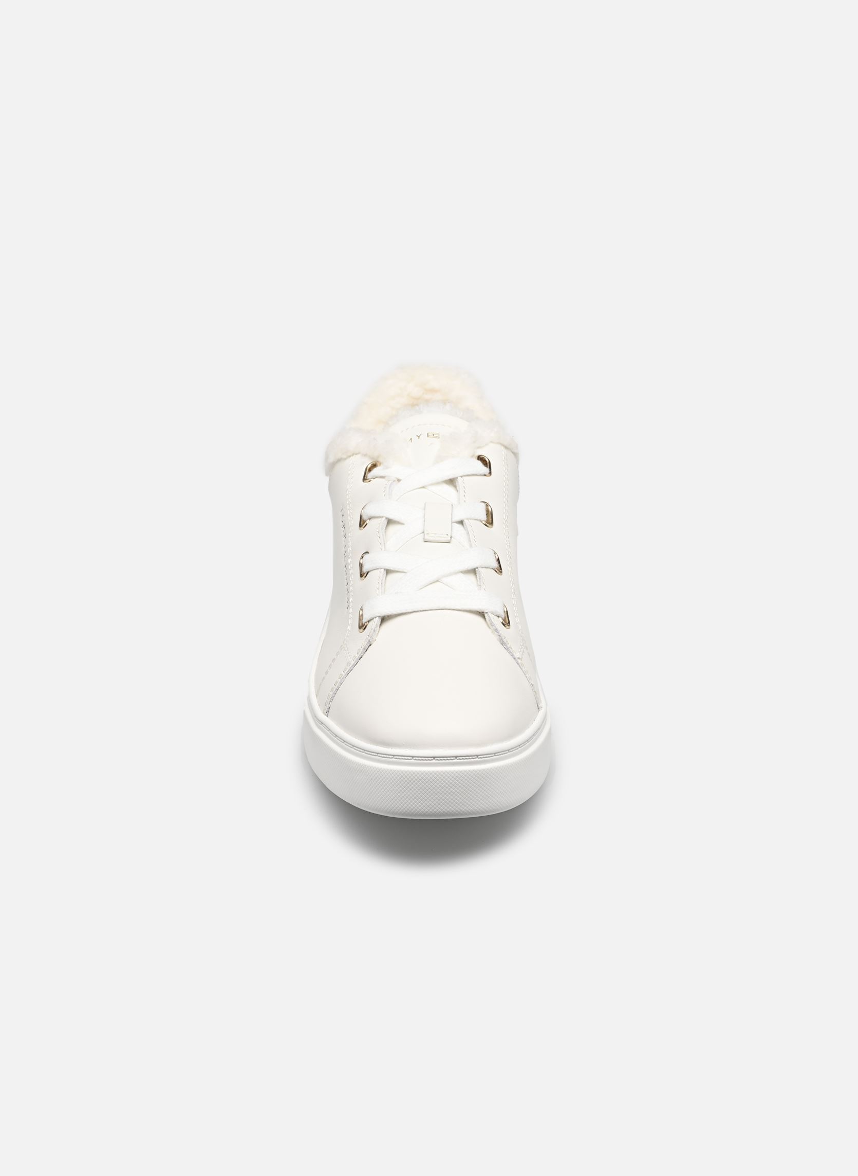 Baskets CASUAL CUPSOLE SNEAK femme blanc Tommy Hilfiger Baskets CASUAL CUPSOLE SNEAK femme blanc WHITE 1