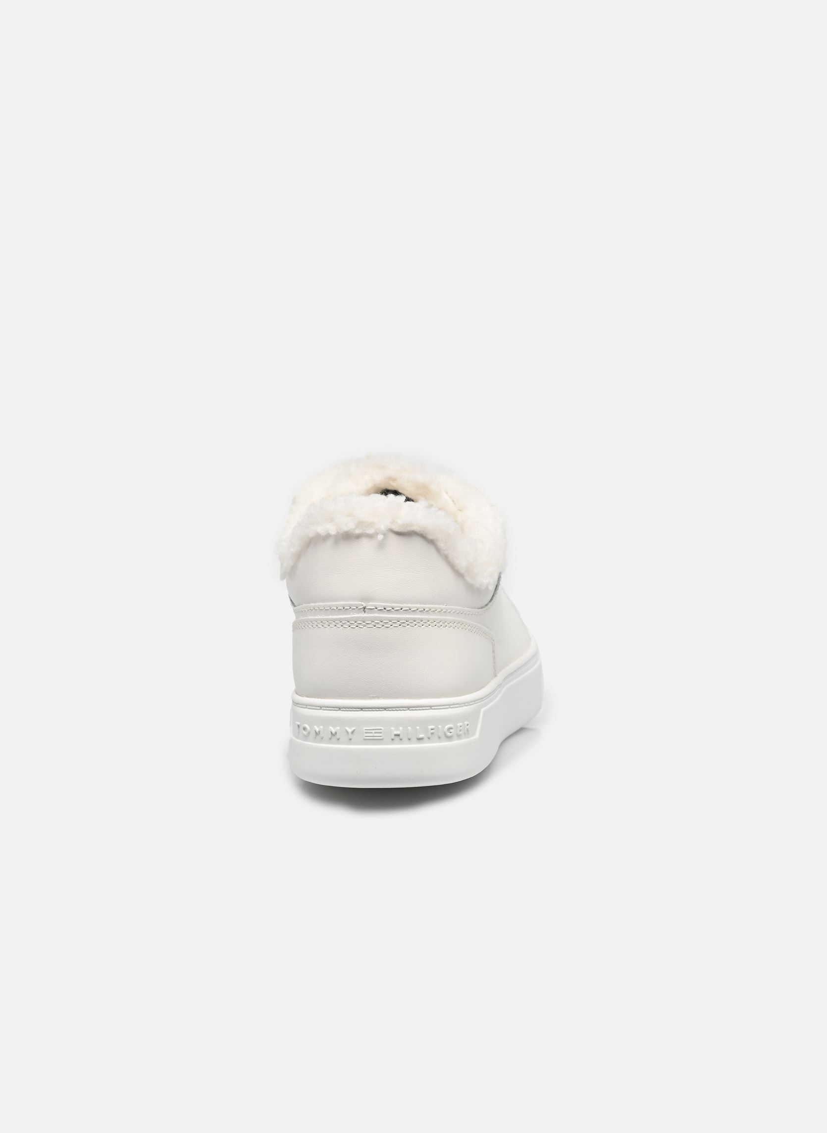 Baskets CASUAL CUPSOLE SNEAK femme blanc Tommy Hilfiger Baskets CASUAL CUPSOLE SNEAK femme blanc WHITE 1