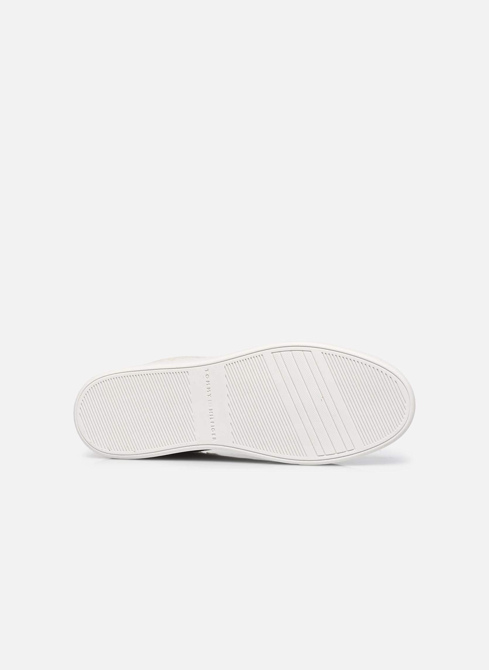 Baskets CASUAL CUPSOLE SNEAK femme blanc Tommy Hilfiger Baskets CASUAL CUPSOLE SNEAK femme blanc WHITE 1