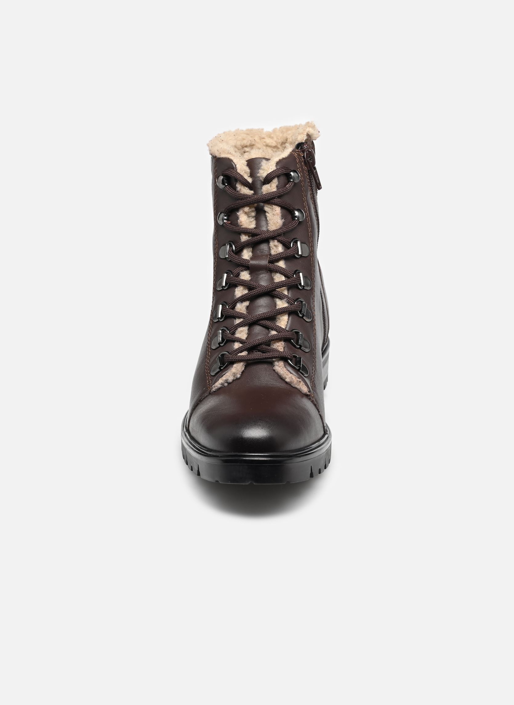 Bottines à lacets Reventura femme marron Georgia Rose Soft Bottines à lacets Reventura femme marron Chocolat