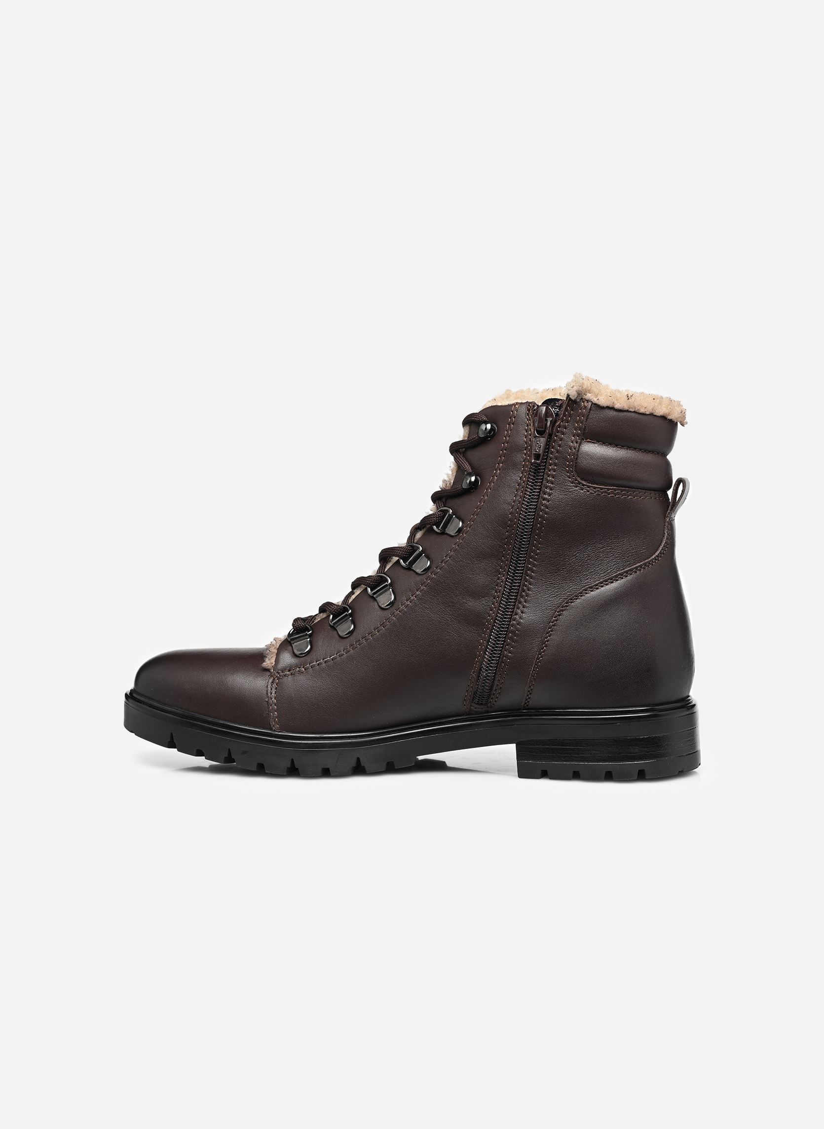Bottines à lacets Reventura femme marron Georgia Rose Soft Bottines à lacets Reventura femme marron Chocolat