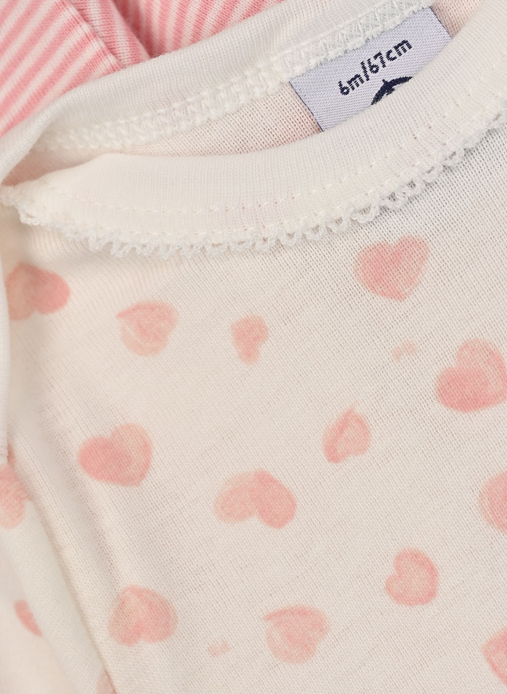 Lots de bodies Lot de 3 Bodies Manches Longues Mini Lov blanc Petit Bateau Lots de bodies Lot de 3 Bodies Manches Longues Mini Lov blanc VARIANTE 1