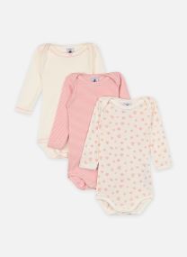 Lots de bodies Lot de 3 Bodies Manches Longues Mini Lov blanc