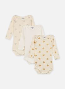 Body-Sets Lot de 3 Bodies Manches Longues Noël weiß Petit Bateau Body-Sets Lot de 3 Bodies Manches Longues Noël weiß VARIANTE 1