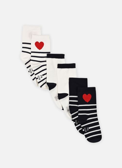 Petit Bateau Chaussettes 3 Paires de Chaussettes A0E52 fille blanc