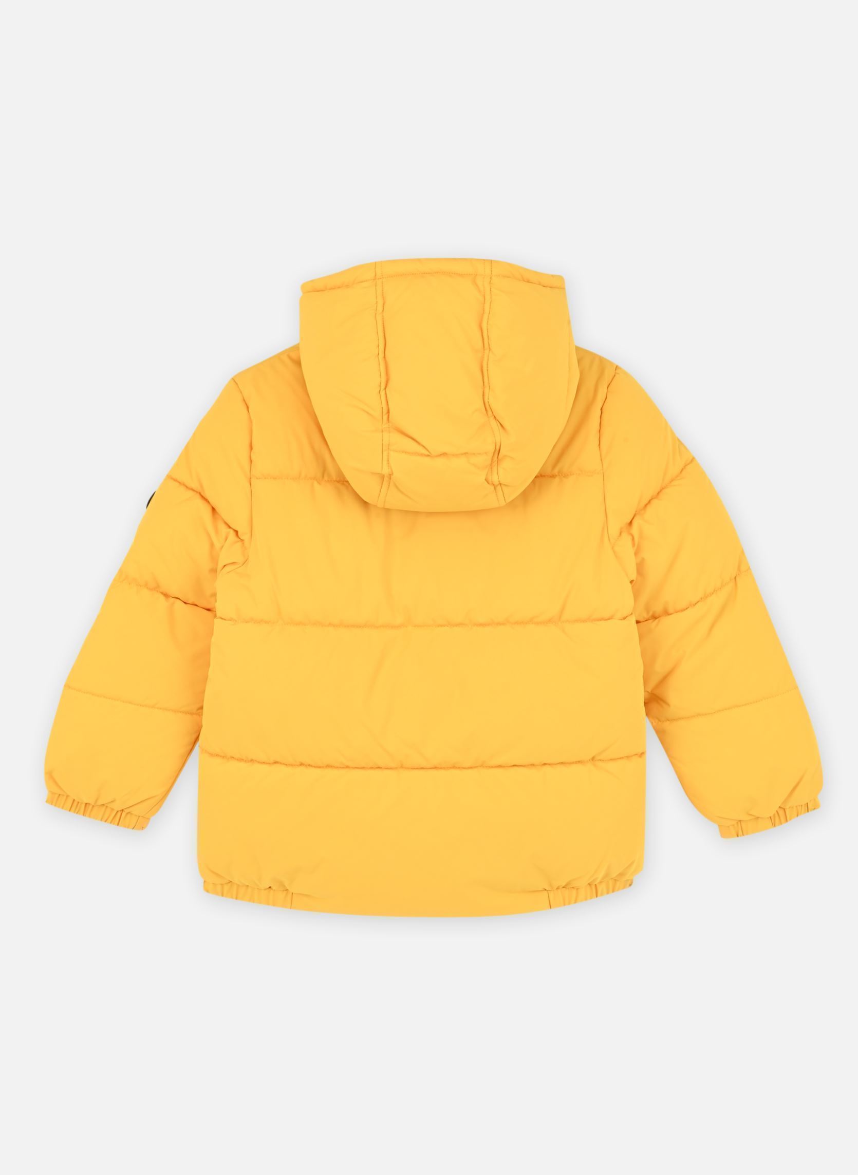 Gewatteerde jassen Clock jongens geel Petit Bateau Gewatteerde jassen Clock jongens geel JAUNE