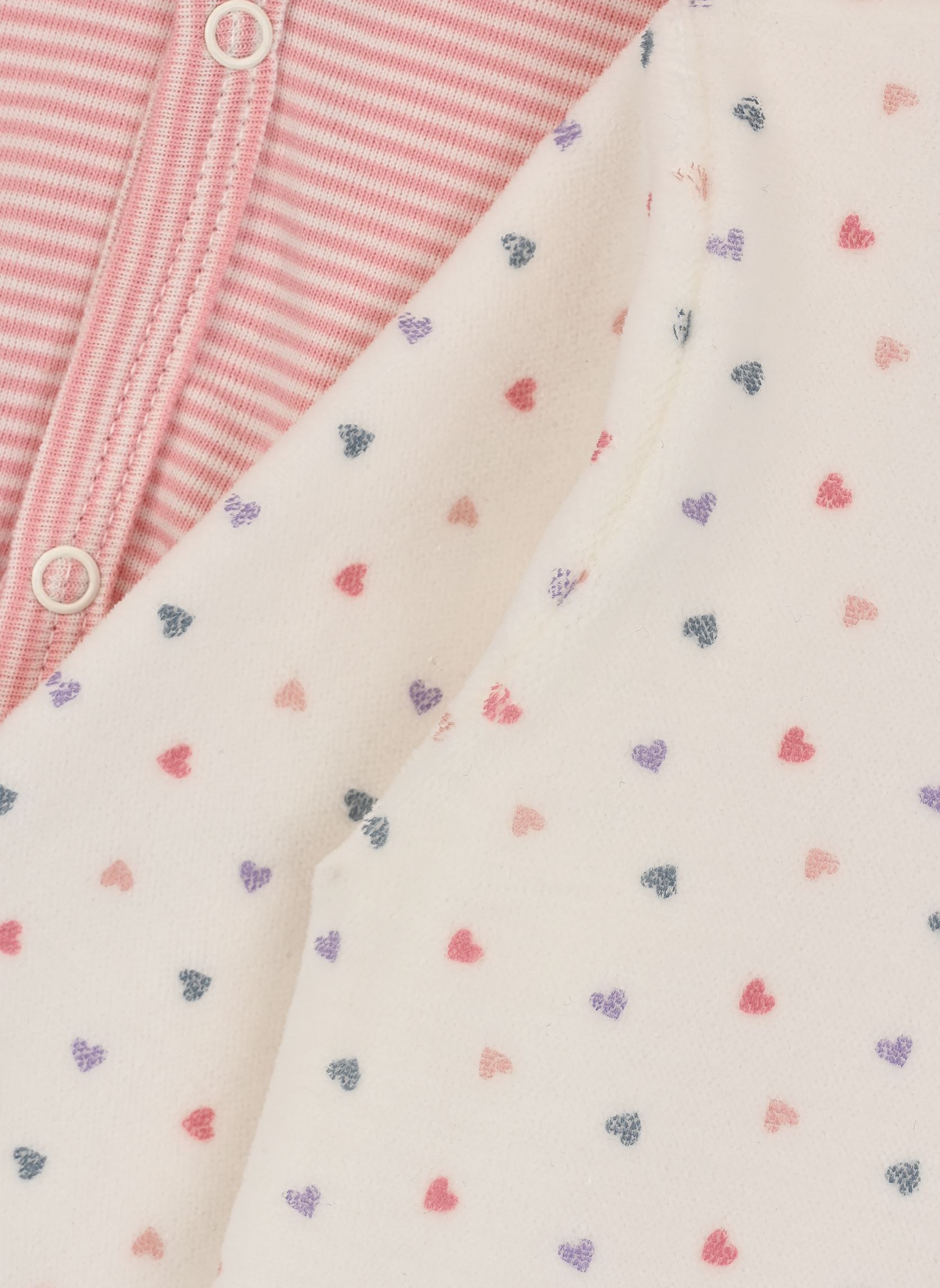 Pyjamas et Grenouillères Lot de 2 Pyjamas Coeurflo blanc Petit Bateau Pyjamas et Grenouillères Lot de 2 Pyjamas Coeurflo blanc VARIANTE 1