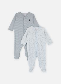 Pijamas y monos Lot de 2 Pyjamas Paolo blanco Petit Bateau Pijamas y monos Lot de 2 Pyjamas Paolo blanco VARIANTE 1