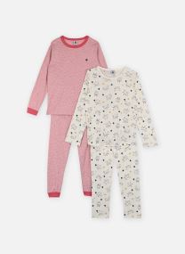 Ensembles de pyjamas Lot de 2 Pyjamas Tristan fille blanc