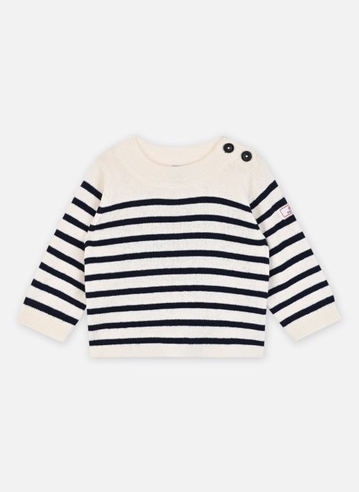 Petit Bateau Pullover Croc weiß