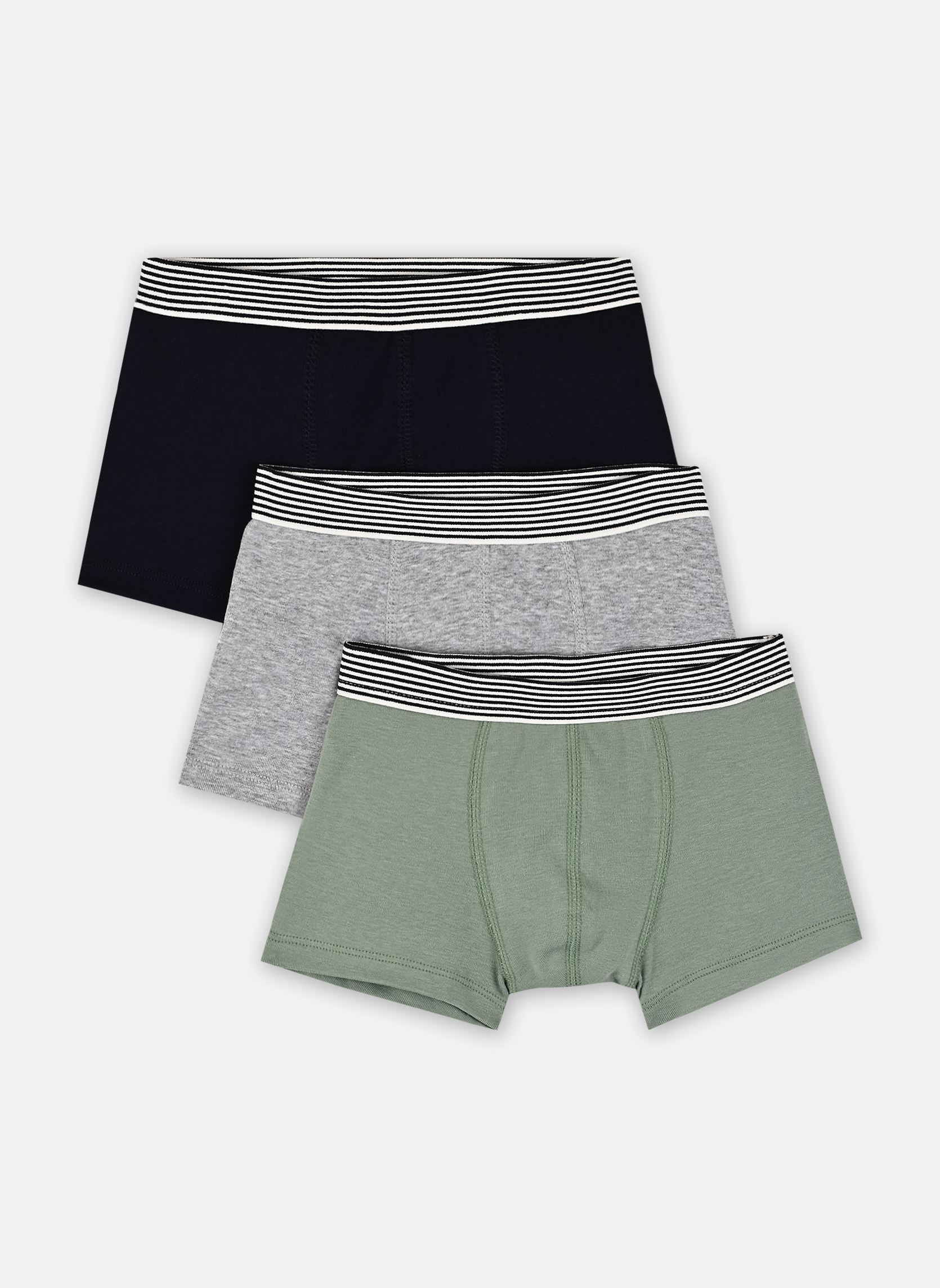 Vêtements Petit Bateau Lot de 2 Boxers Unis pour Accessoires - vue 2