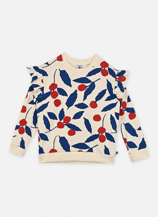 Petit Bateau Kapuzenpullover Corine mädchen weiß