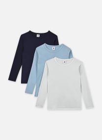 Tee-shirts manches longues Lot de 3 Tee-Shirt Manches Longues Garço garçon blanc Petit Bateau Tee-shirts manches longues Lot de 3 Tee-Shirt Manches Longues Garço garçon blanc Variante 1