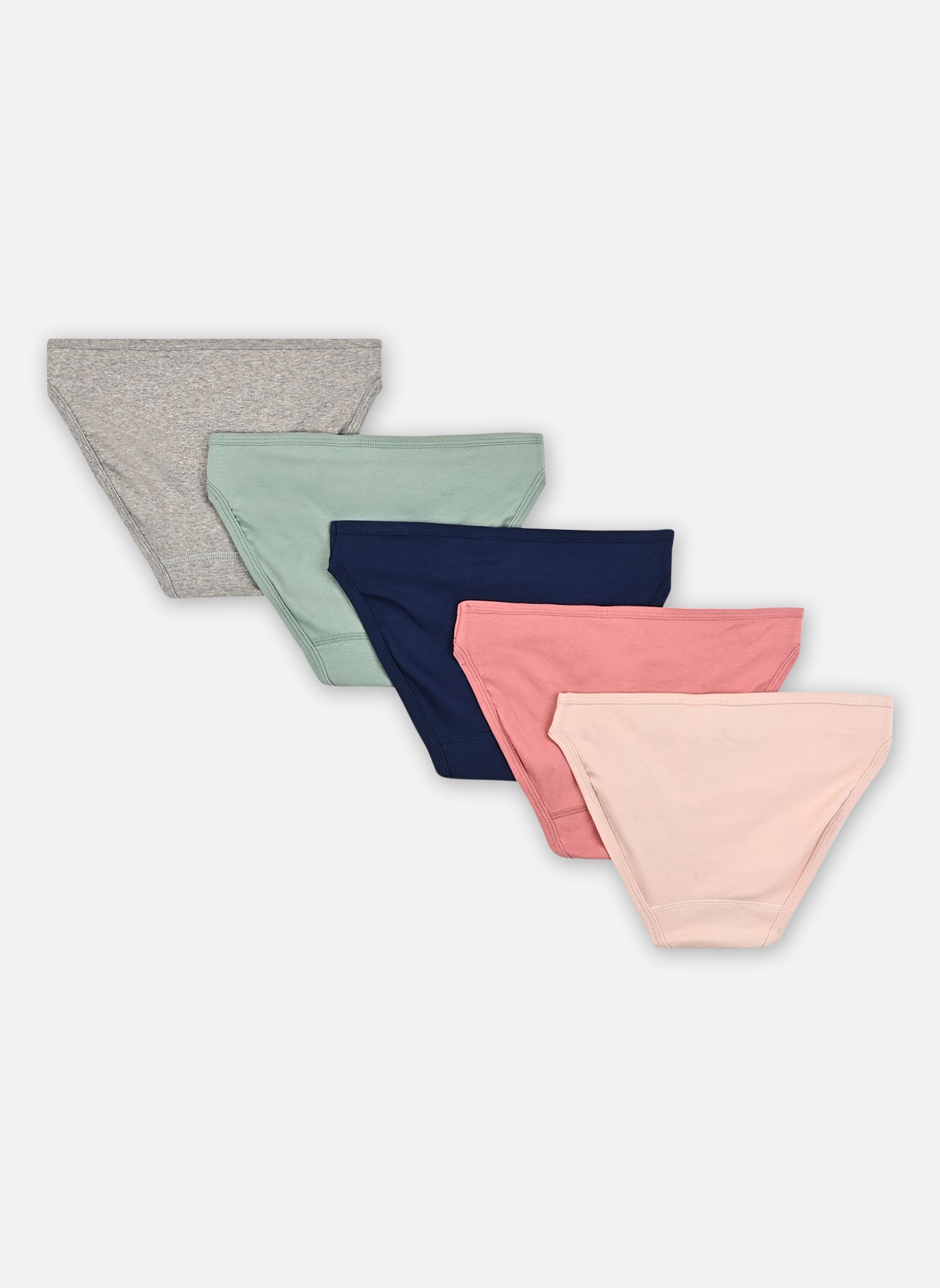 Shortys Lot de 5 Culottes A0BLA femme blanc Petit Bateau Shortys Lot de 5 Culottes A0BLA femme blanc VARIANTE 1