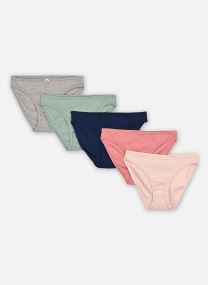Shortys Lot de 5 Culottes A0BLA femme blanc
