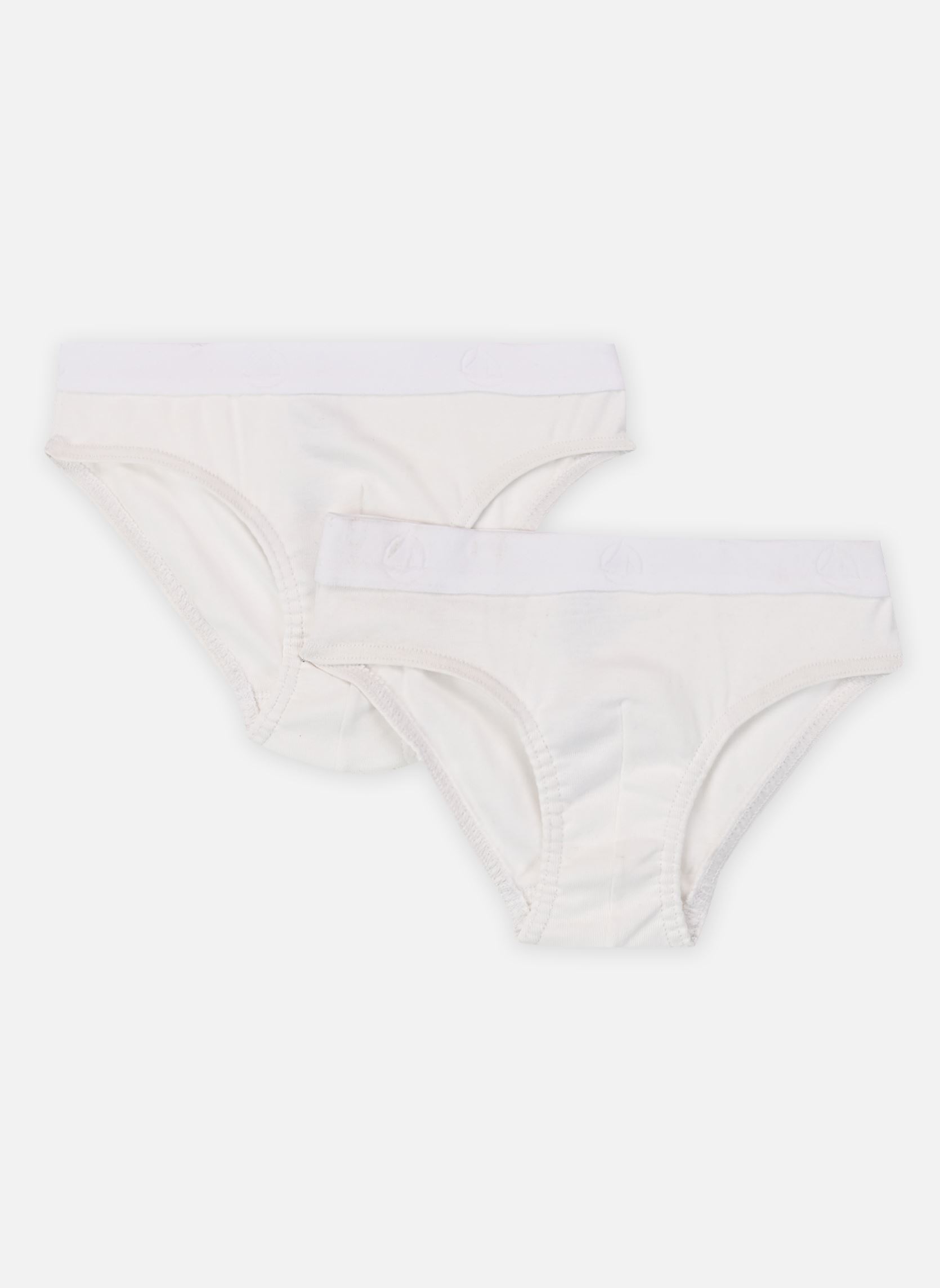 Vêtements Petit Bateau Lot de 2 Slips Unis pour