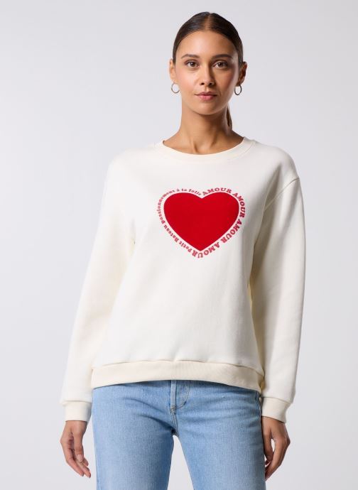 Petit Bateau Sweater Cabotine dames wit