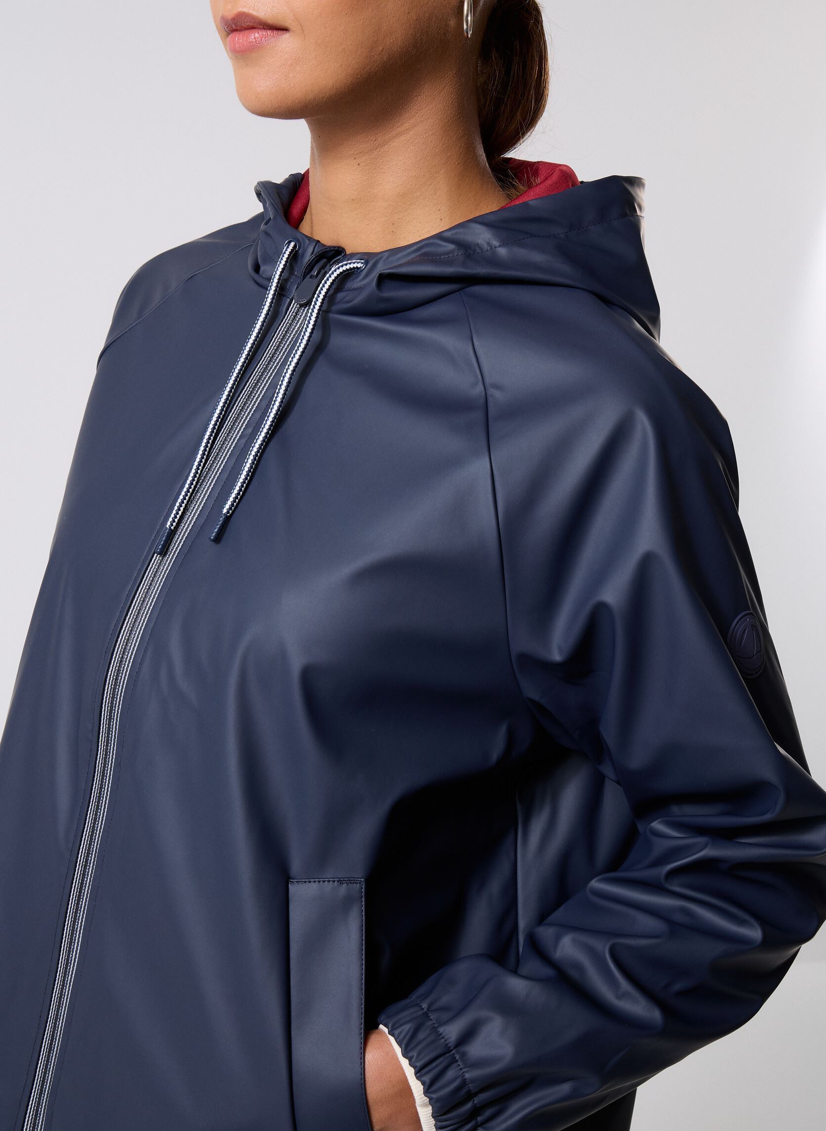 Vestes imperméable Ciré Cabotin femme bleu Petit Bateau Vestes imperméable Ciré Cabotin femme bleu SMOKING