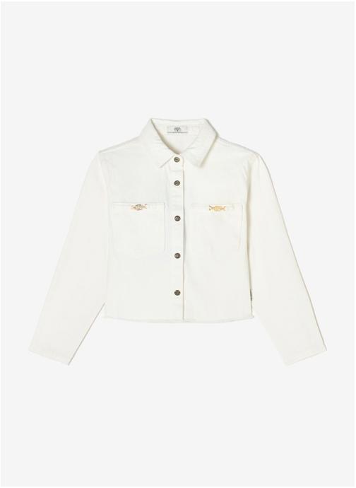 Le temps des cerises Vestes Veste MANUELA White femme blanc