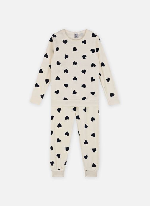 Petit Bateau Schlafanzug-Sets Claira mädchen weiß
