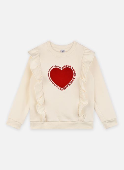 Petit Bateau Kapuzenpullover Carma mädchen weiß