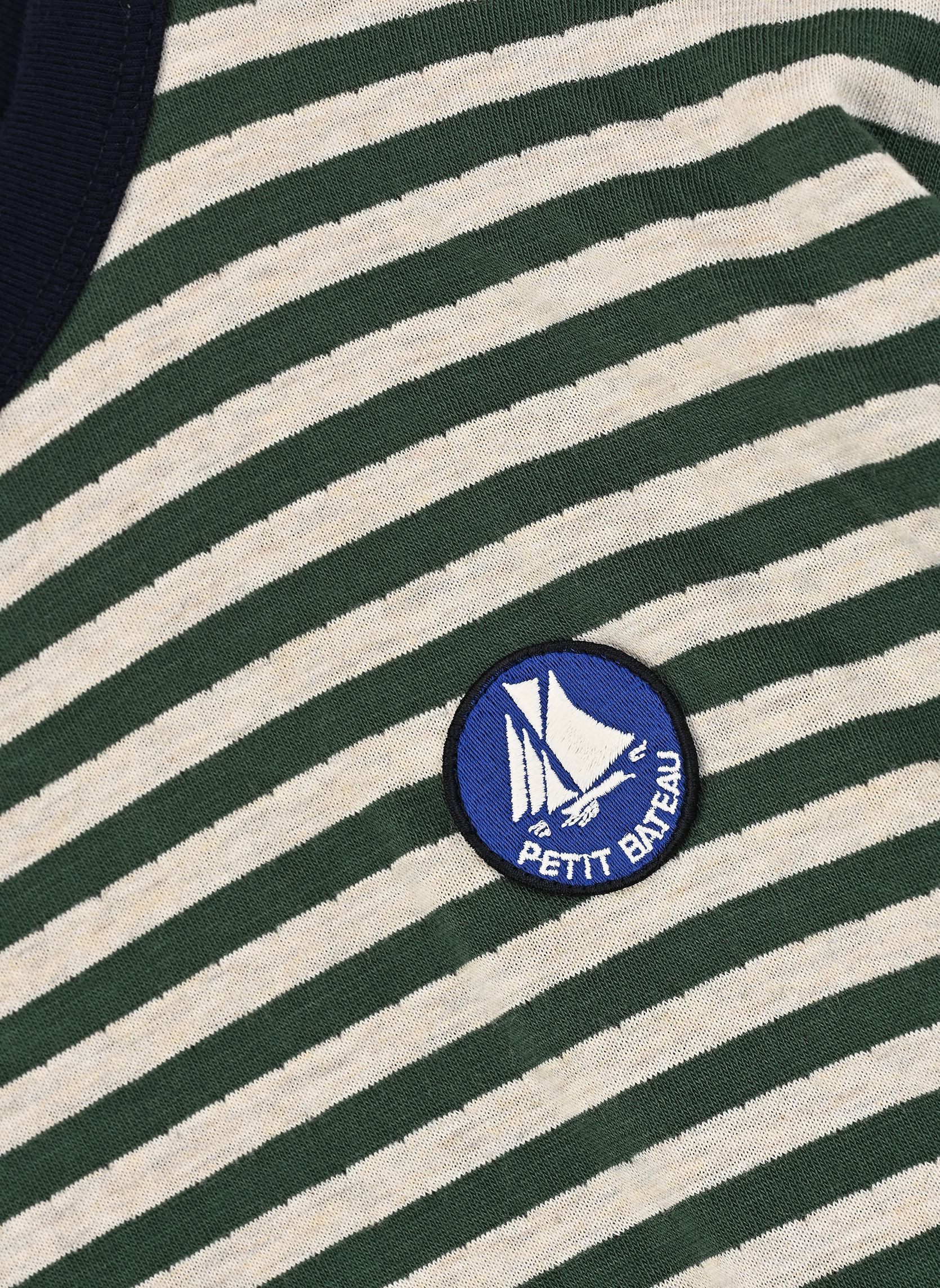 Tee-shirts manches longues Casimir garçon vert Petit Bateau Tee-shirts manches longues Casimir garçon vert WillowMontelimar:WillowMonte