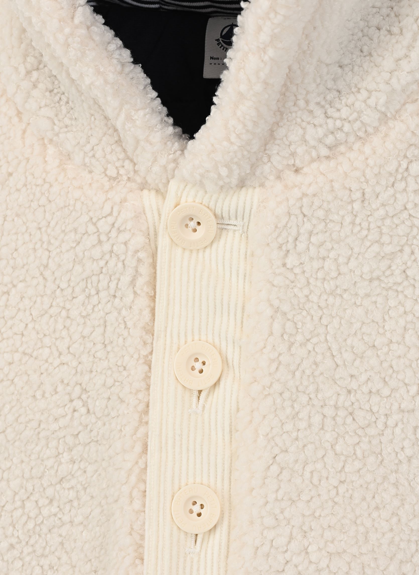Vestes Canari blanc Petit Bateau Vestes Canari blanc MILK