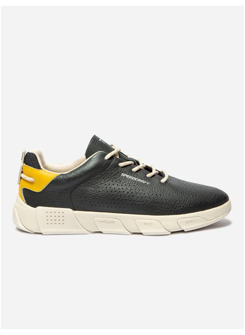 TBS Baskets basses Chaussures confort JAZAIRY NAVY / JAUNE homme bleu