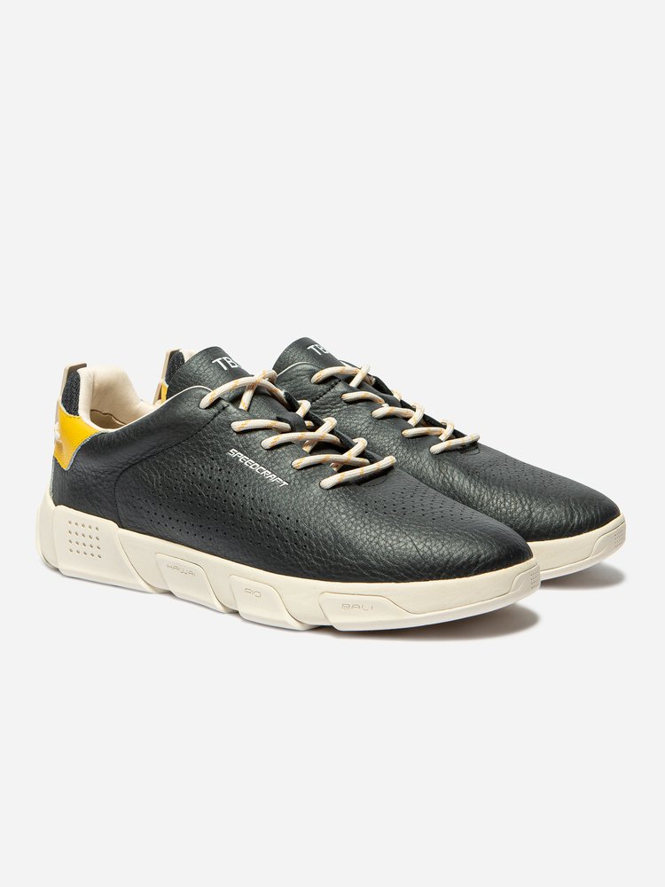 Baskets basses Chaussures confort JAZAIRY NAVY / JAUNE homme bleu TBS Baskets basses Chaussures confort JAZAIRY NAVY / JAUNE homme bleu Bleu