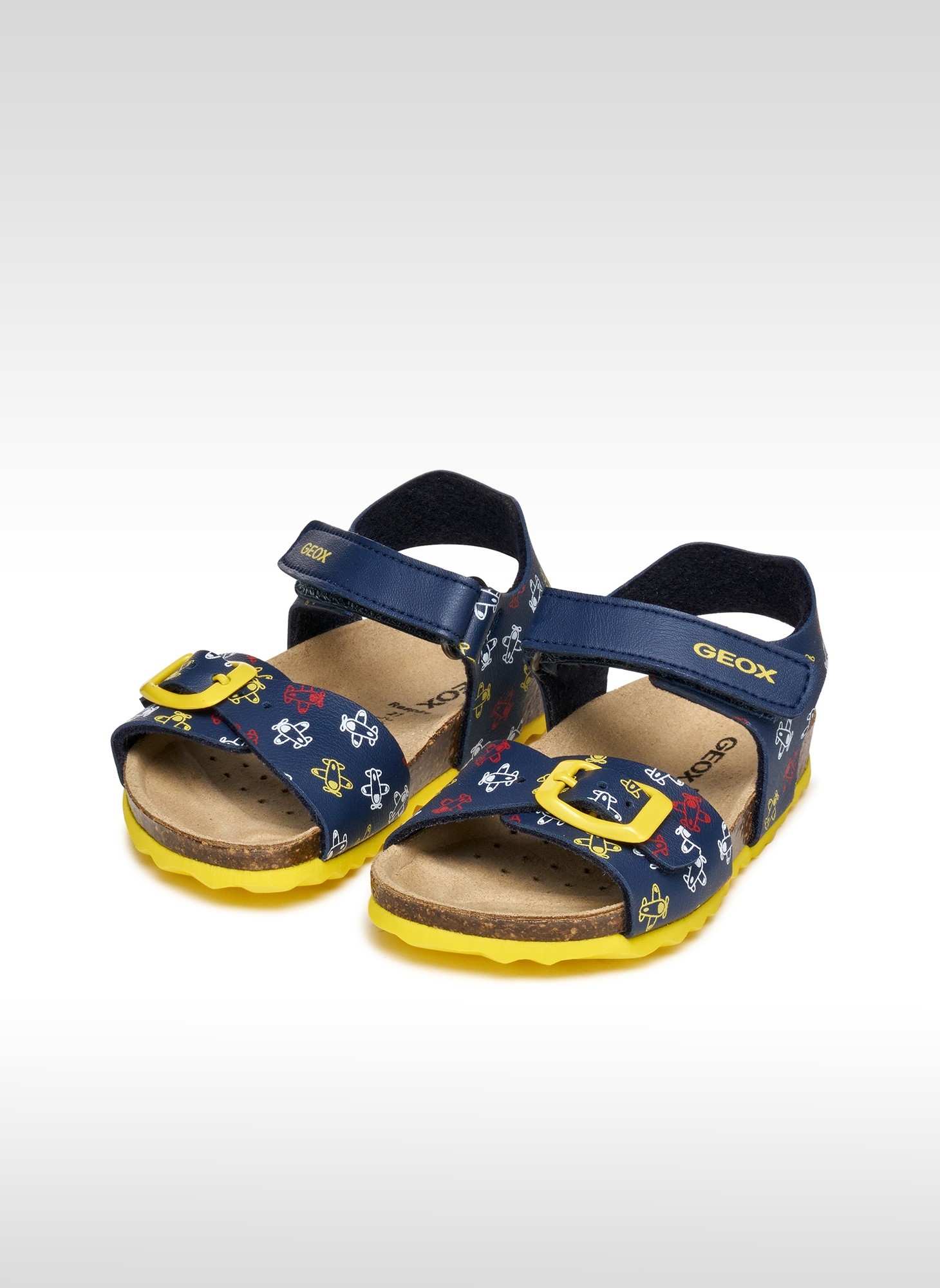 Sandales SANDAL CHALKI BABY BOY garçon bleu Geox Sandales SANDAL CHALKI BABY BOY garçon bleu Bleu