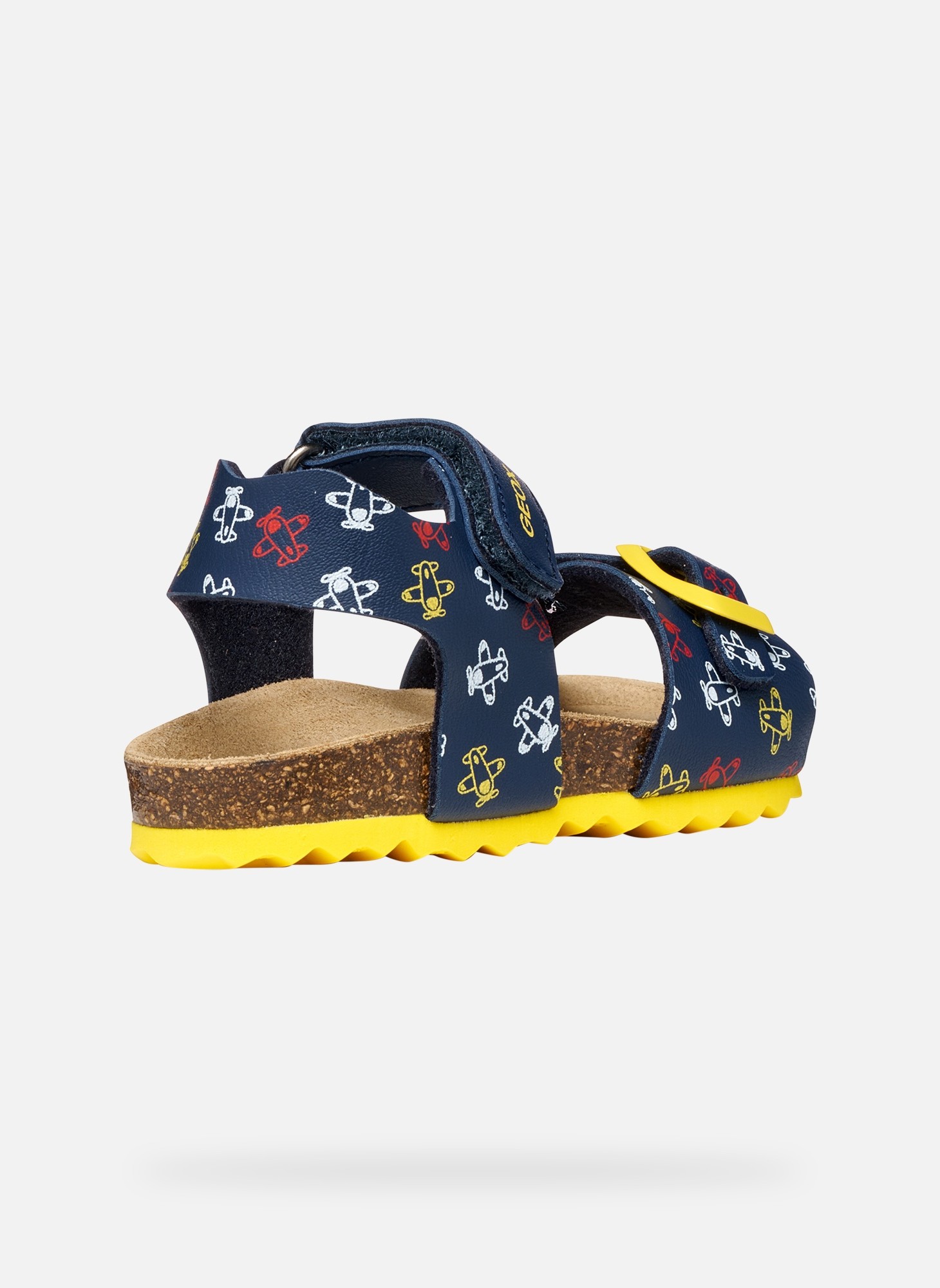 Sandales SANDAL CHALKI BABY BOY garçon bleu Geox Sandales SANDAL CHALKI BABY BOY garçon bleu Bleu