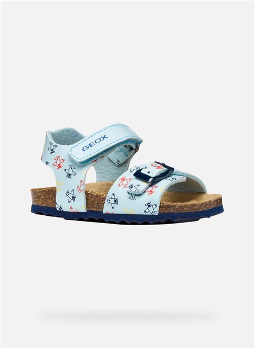 Geox Sandales SANDAL CHALKI BABY BOY garçon bleu