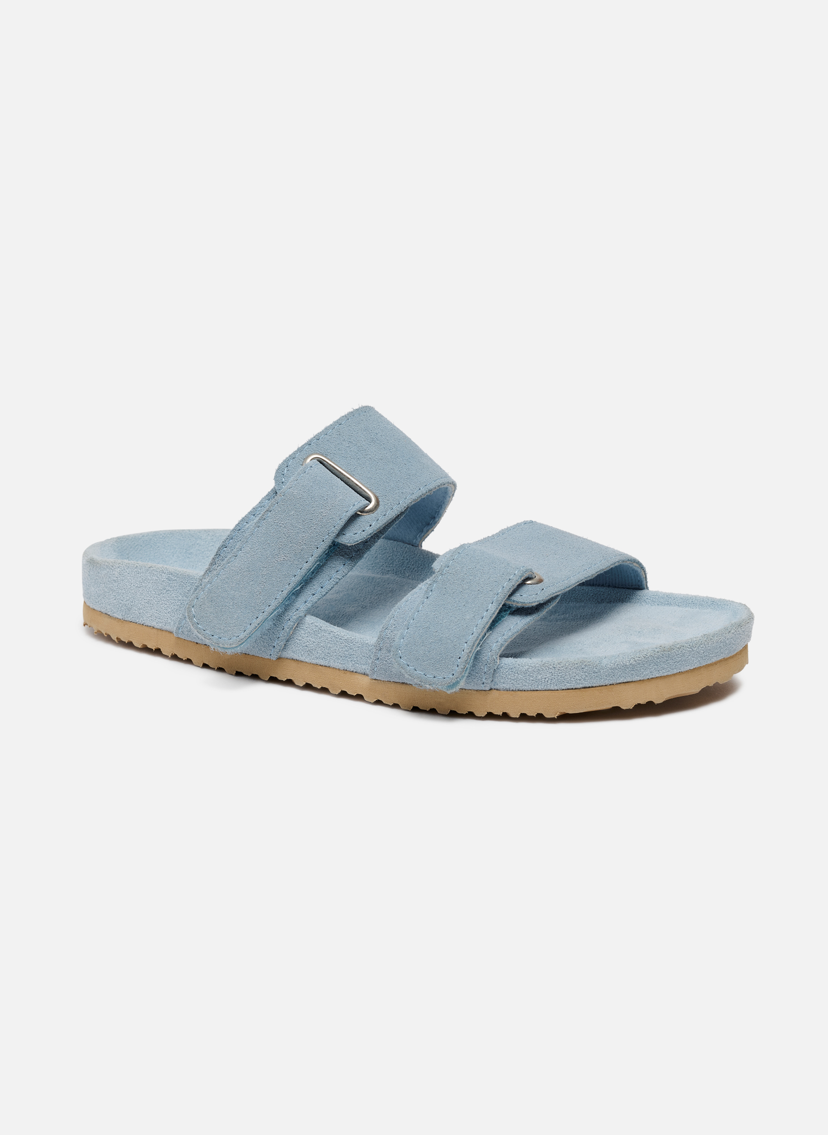 Mules Sandales pour femme SALOME - Kaki femme bleu Kimberfeel Mules Sandales pour femme SALOME - Kaki femme bleu Bleu