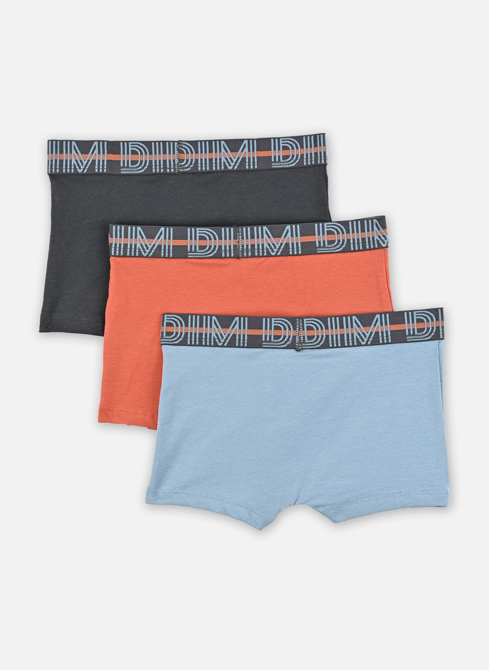 Ondergoedsets Coton Stretch Boxers X3 Garçon jongens blauw Dim Ondergoedsets Coton Stretch Boxers X3 Garçon jongens blauw BLEU POLAIRE/ABRICOT/GRIS