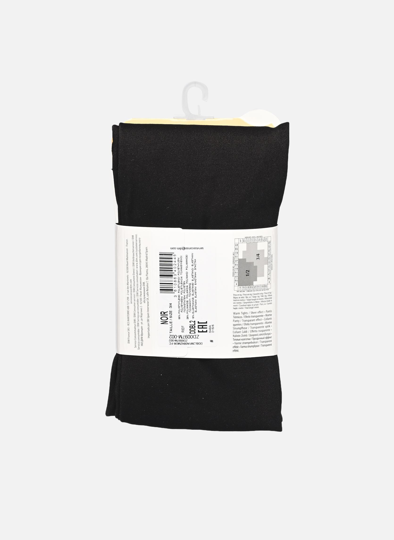 Medias transparentes DIM Thermo Collant Effet Transparent 80D mujer negro Dim Medias transparentes DIM Thermo Collant Effet Transparent 80D mujer negro NOIR