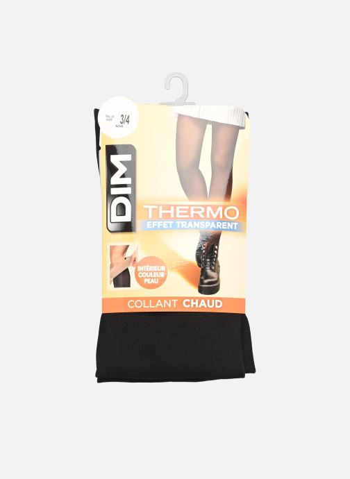 Dim Collants transparents DIM Thermo Collant Effet Transparent 80D femme noir