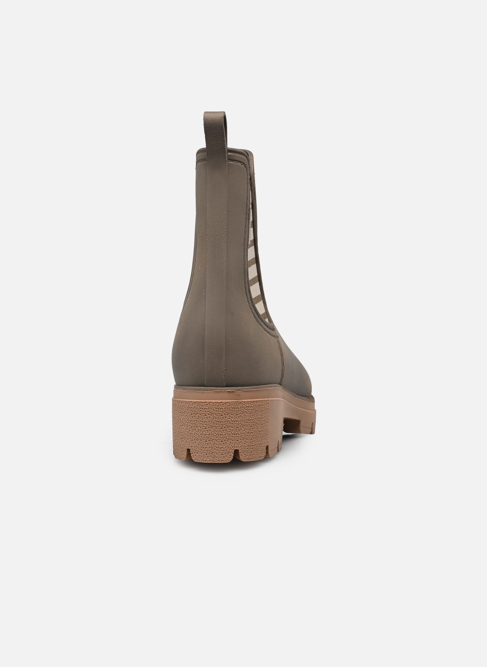 Bottes de pluie NOUGAT femme marron Les Tropéziennes par M Belarbi Bottes de pluie NOUGAT femme marron TAUPE