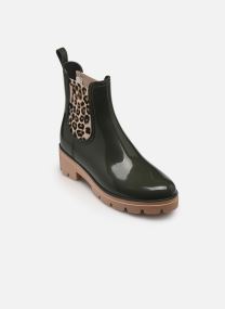 Regenlaarzen NOURA dames groen Les Tropéziennes par M Belarbi Regenlaarzen NOURA dames groen KAKI-LEOPARD