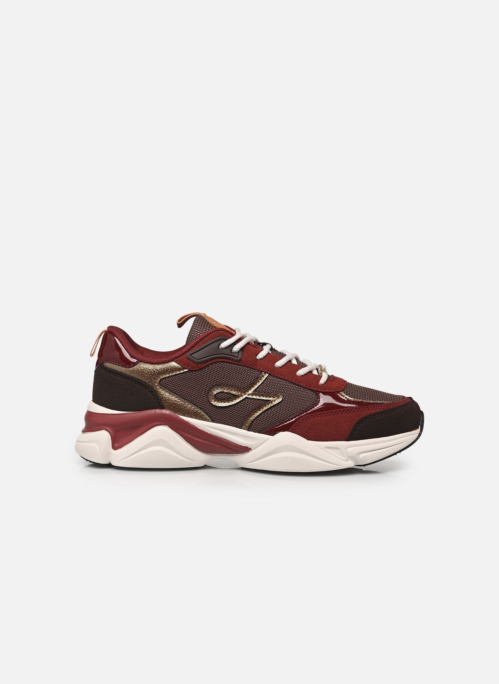 Sneakers ARYA dames bordeaux Les Tropéziennes par M Belarbi Sneakers ARYA dames bordeaux BORDEAUX MULTI