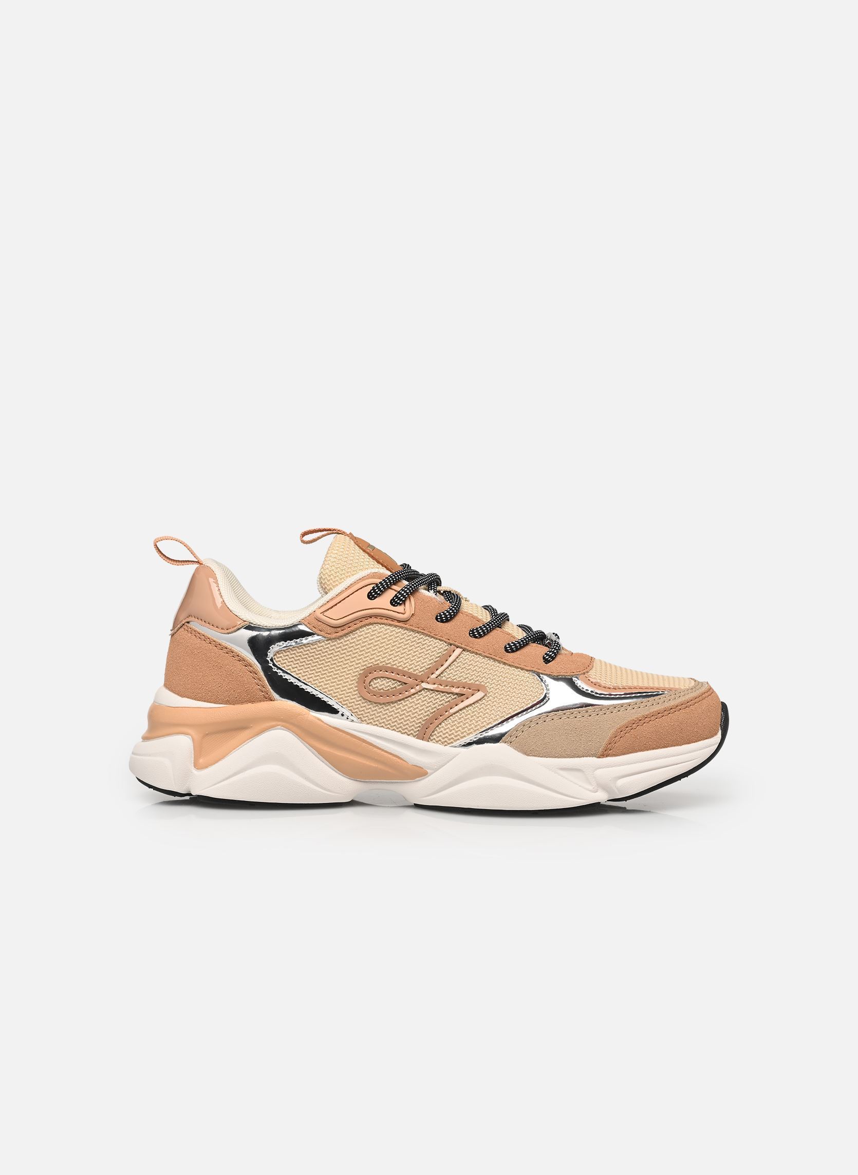 Sneakers ARYA dames beige Les Tropéziennes par M Belarbi Sneakers ARYA dames beige NUDE-MULTI